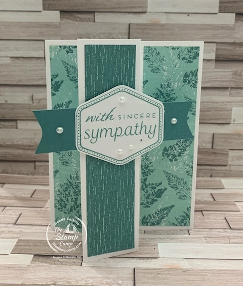 fun fold cards with designer series paper scraps