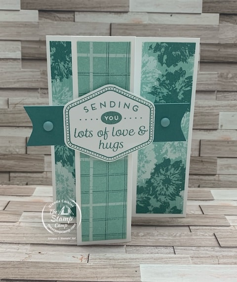 fun fold cards with paper scraps