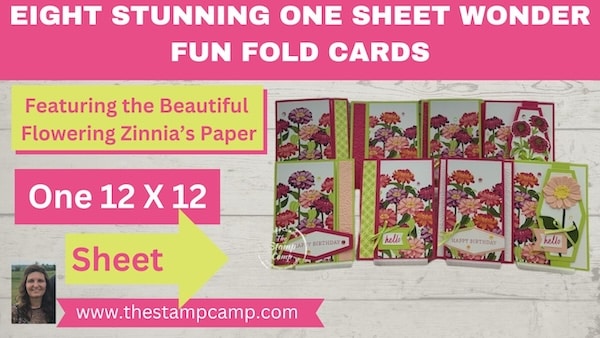 one sheet wonder card ideas with designer series paper