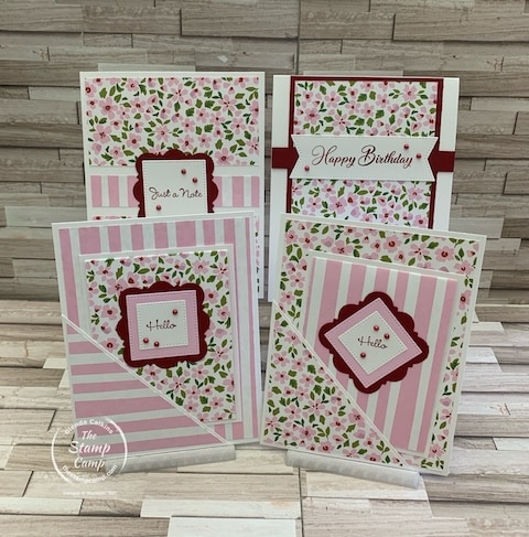 easy fun fold cards to make with designer series paper