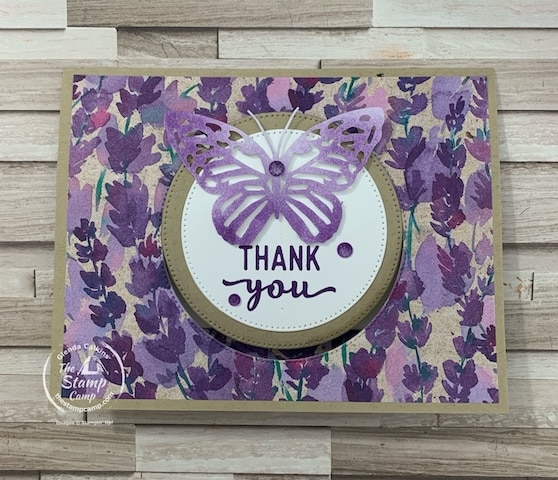 fun fold card with designer series paper