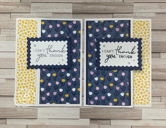fun fold cards with one sheet wonder cutting of designer series paper