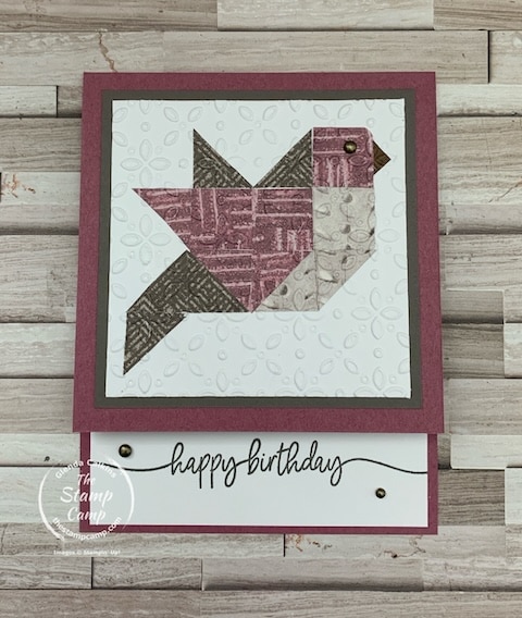fun quilting techniques with designer series paper