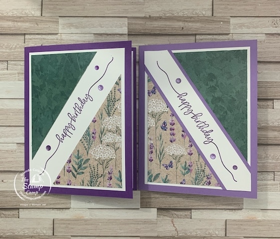 one sheet wonder birthday cards with designer series paper