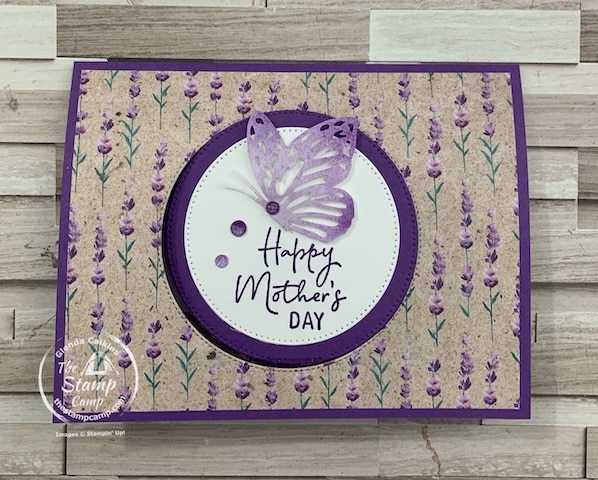 fun fold card with designer series paper