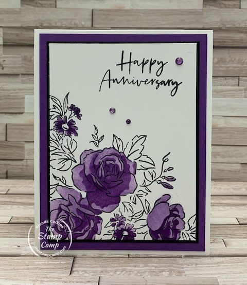 floral stencil stamping ideas
