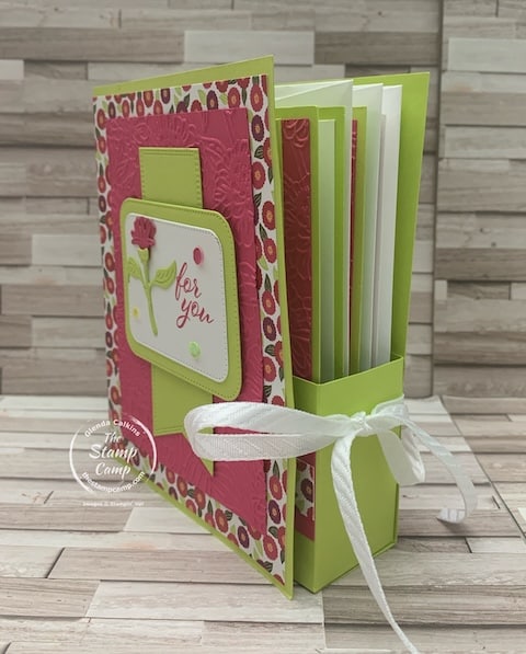 card portfolio one sheet wonder technique