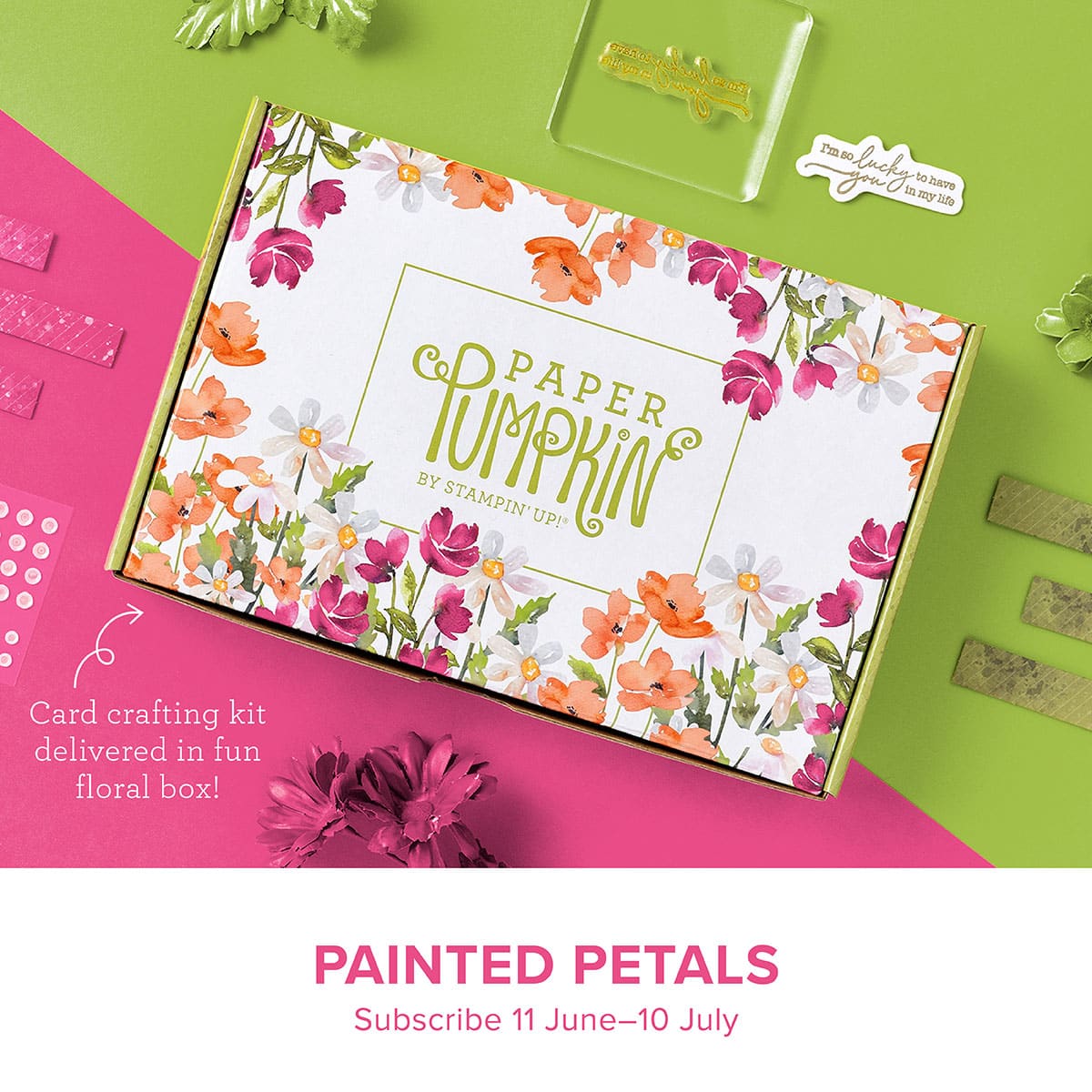 July Paper Pumpkin card making kits
