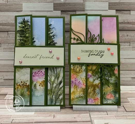 slimline fun fold cards with one sheet wonder 