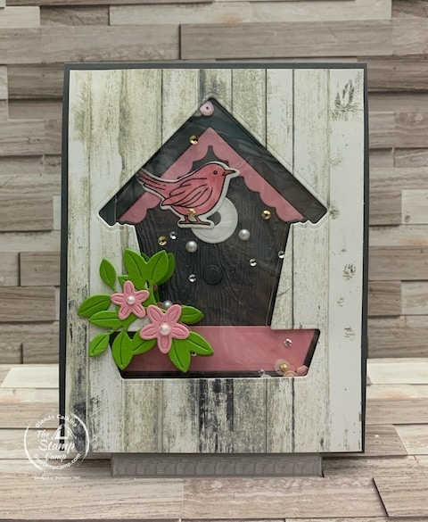 stamping techniques and shaker cards with one sheet wonder