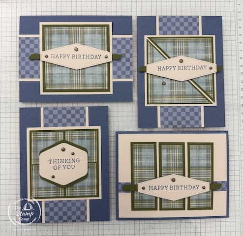 one sheet wonder simple masculine cards