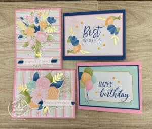 Four One Sheet Wonder Happy Birthday Card Ideas Inside Today's Post