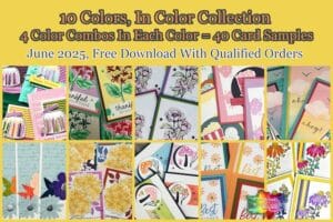 June Customer Appreciation Featuring Stampin' Up! In Colors Collection