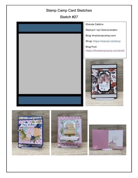 Card Sketches from the Stamp Camp