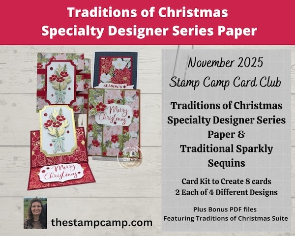 Card Club Kit or November from the stamp camp