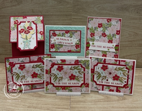 one sheet wonder card tutorials from the stamp camp