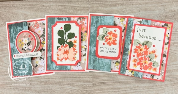 one sheet wonder cards fun fold cards with designer series paper