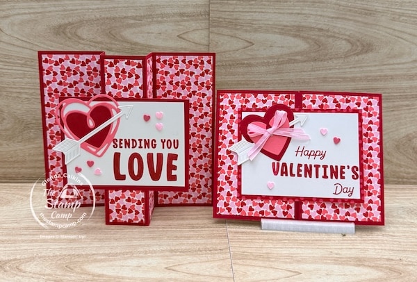 festive one sheet wonder cards for valentine's day