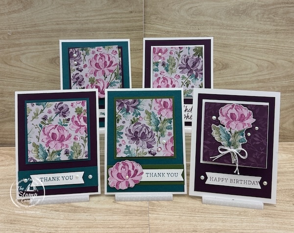 creative one sheet wonder card ideas with 12x12 designer series paper