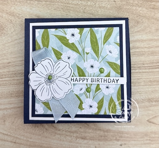 Gift Card Holder and treat holder all in one from the stamp camp