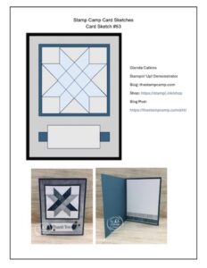 Handmade Card Sketch Designs Perfect for Using Paper Scraps