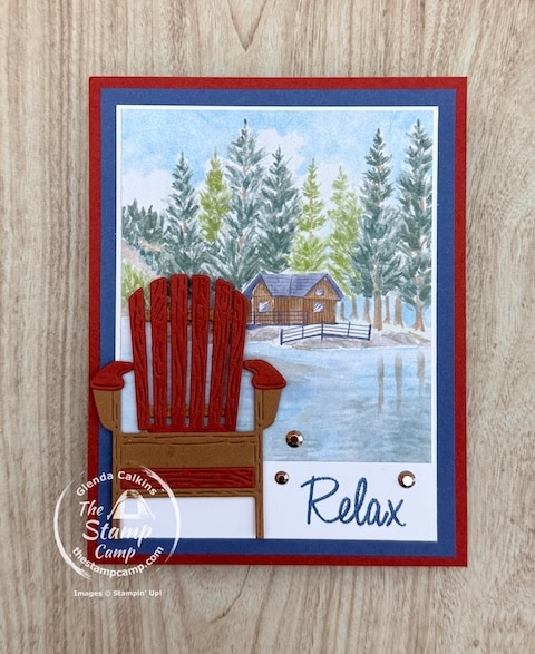 One Sheet Wonder Cards with designer series paper from the stamp camp