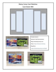 Printable Card Sketches for Crafting with Designer Series Paper
