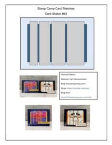 Beginner-Friendly Card Sketches #63 Creative Uses for Scenic Printed Papers